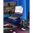 thumbnail image 2 of USB C Charger Block, 240W GaN USB C 6-Port Charger Station, Laptop Power PD Adapter with Touch Control and Color Display, Charging Station for MacBoo, 2 of 7