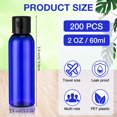 thumbnail image 2 of Botellas vacías de plástico Zhehao, 200 unidades, 60 ml con tapa abatible, color azul, 2 of 7