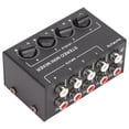 thumbnail image 4 of Divisor Pasivo De 4 Canales, Mezclador Pasivo Plug And Play CX400 Profesional De Bajo Ruido Para Barra Pequeña Para Reproductores De Cinta , 4 of 7