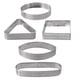thumbnail image 1 of Molde para tarta redonda de acero inoxidable 304, perforado con láser, molde para tarta de mousse, torre con orificio, molde francés de 5 a 20 cm, 1 of 1