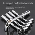 thumbnail image 3 of L-shaped Pipe Socket Wrench Car Repair Tool Set Shaped Hexagonal Spanner Hand Tool Set Wrenchs Car Tool Set 7pcs, 3 of 6