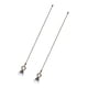 thumbnail image 4 of 2Pcs Crystal Ball Light Pendant Ceiling Fan Pull Lighting Accessory, 4 of 5