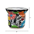 thumbnail image 2 of Nearly Natural 7in. x 8in. Handmade Mexican Talavera Ceramic Planter, 2 of 14