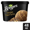 Breyers Chocolate Peanut Butter Ice Cream GlutenFree Kosher Milk, 48