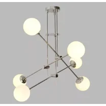 Equipoise Modern Statement Globe Chandelier – Contemporary Ceiling Pendant Light Fixture, Luxury Lighting