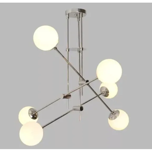 Equipoise Modern Statement Globe Chandelier – Contemporary Ceiling Pendant Light Fixture, Luxury Lighting