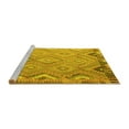 thumbnail image 2 of Ahgly Company Machine Washable Indoor Round Southwestern Yellow Country Area Rugs, 5' Round, 2 of 4