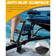 thumbnail image 2 of EastVita Heavy-Duty Boat Trailer Steps with Handle, 2-Step Non-Slip Surface, Universal Fit for Trailer Tongue Access, Load Capacity 400 lbs, 2 of 6
