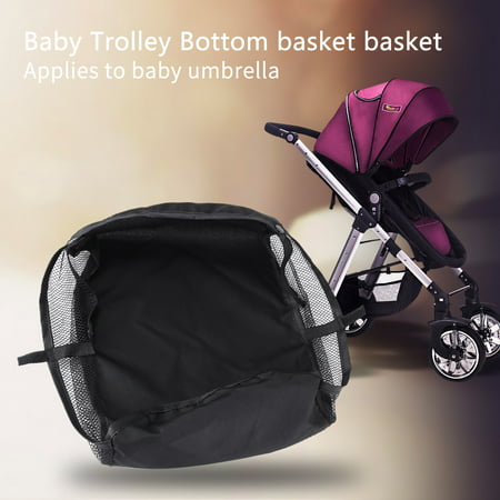 Yosoo 1Pc Baby Stroller Pram Bottom Basket Pushchair Buggy Shopping Storage Case Organizer Bag, Stroller Basket, Pushchair (Best Baby Prams Australia)