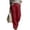 Wine, variant on BUIGTTKLOP Cotton Linen Pants for Women,Work Dressy Pants Trousers with Pockets,High Waist Wide Leg Summer Comfy Pants