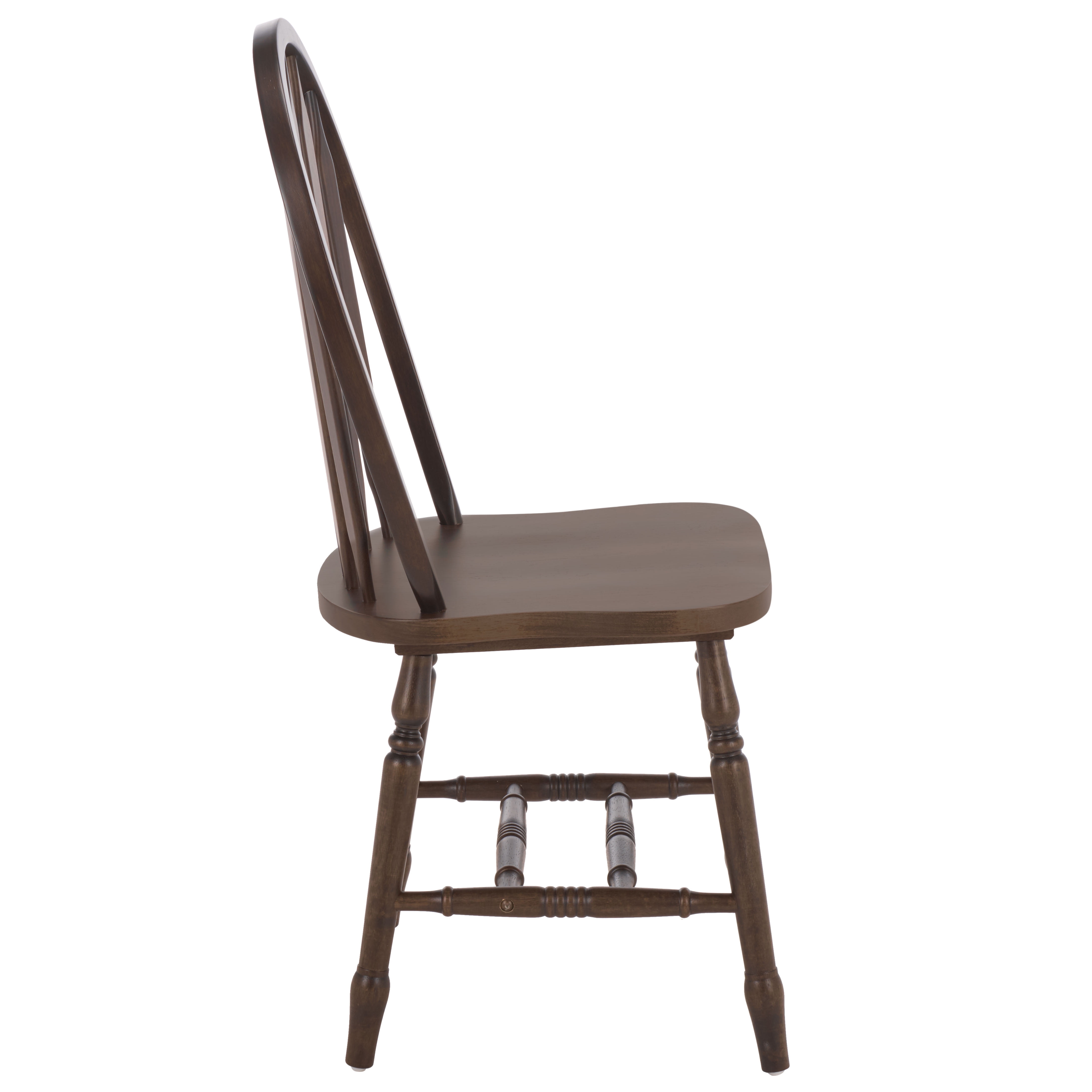 Safavieh Fazel Wood Dining Chairs, Dark Walnut (Set of 2)