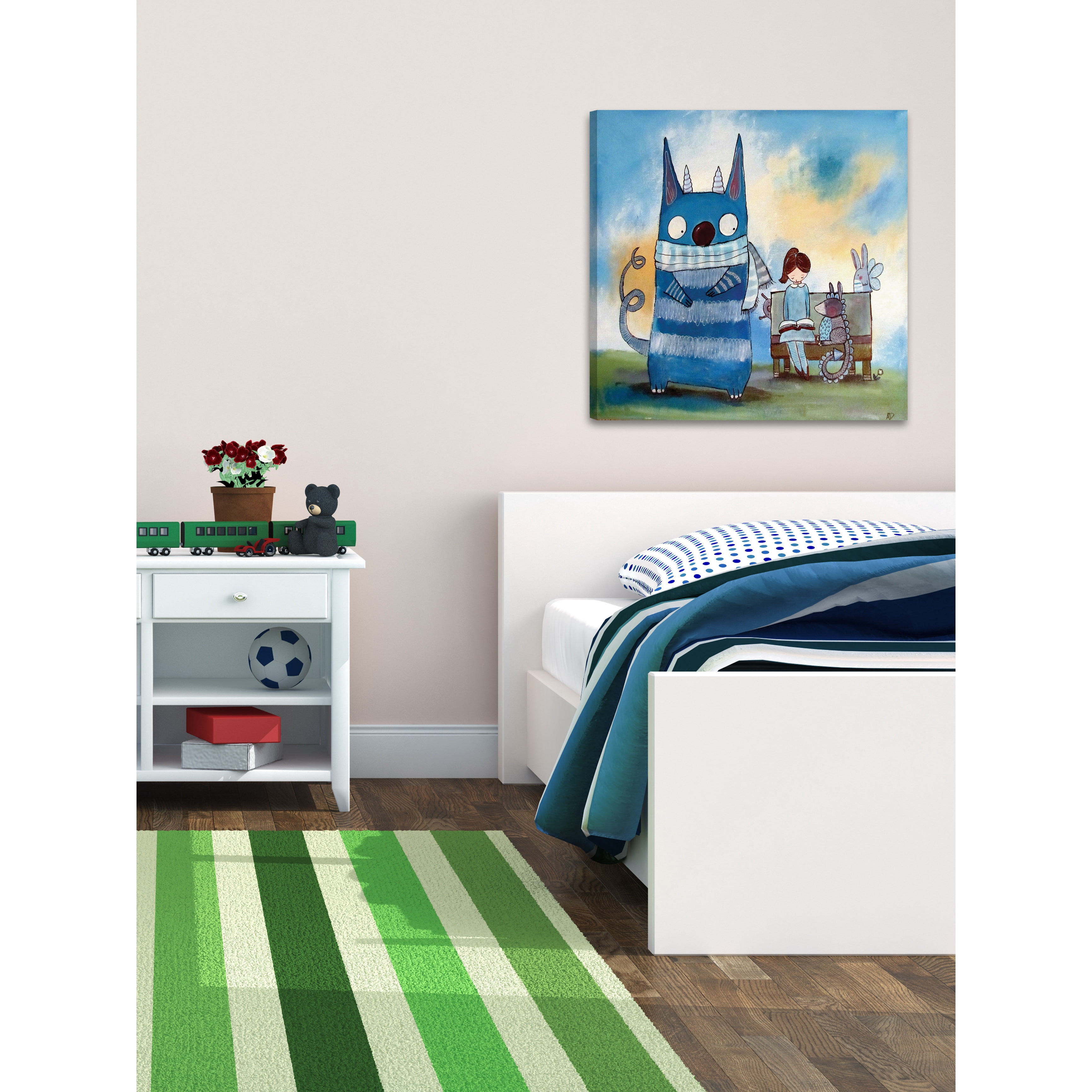 Marmont Hill "Left Out" by Andrea Doss Painting Print on Wrapped Canvas