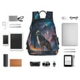 thumbnail image 4 of Balery Night Sky Wolf Mochila Ligera para Hombres y Mujeres – Resistente y Impermeable, Ideal para la Escuela, el Trabajo, los Viajes y el Uso Diario, 4 of 7