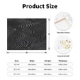 thumbnail image 2 of Lsque Abstract Black And White Waves Print Wall Art – Decorative Picture for Living Room, Bedroom, and Office (Horizontal), 2 of 6
