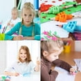 thumbnail image 4 of TAIWO Soft Glue Pencil Grip with Pen Holder, Assorted Colors, 8 Count, 4 of 5