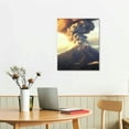 thumbnail image 2 of Nawypu  - Volcano Explosion at Sunset - Canvas Art Wall Art - 16x20 inch, 2 of 4