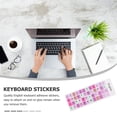 thumbnail image 6 of Yuan 2 Sheets Keyboard Decorative Sticker Universal English Keyboard Sticker Decal, 6 of 9