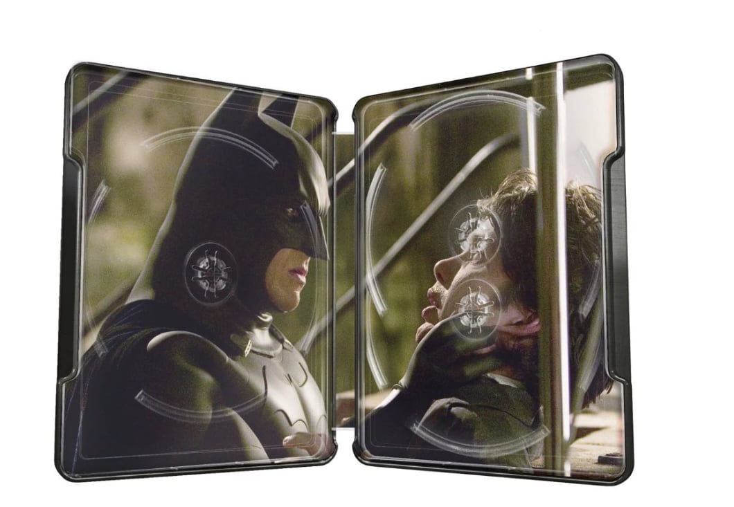 The Dark Knight Trilogy Limited Edition Steelbook Library Case (20th Anniversary Collection) 4K Ultra HD + Blu-ray Region Free