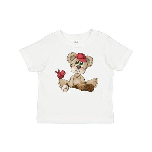 Inktastic Baseball Teddy Bear Boys Baby T-Shirt