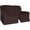 Chocolate, variant on SUSUZI Recliner Sofa Covers 4-Pieces Stretch Loveseat Covers Anti-Slip Fitted 2 Seats Reclining Slipcovers Soft Velvet Furniture Protector, Chocolate