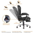 thumbnail image 3 of Ergonomic Executive Office Swivel Chair, Gaming Chair, Computer Chair, high Back, Adjustable Height and Angle, Black, 3 of 8