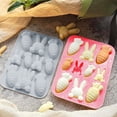 thumbnail image 5 of Easter Chocolate Mold,Easter Silicone Mold,Easter Molds Silicone,Wax Melt Molds,Egg Rabbit Shaped Mold,Easter Baking,for DIY Gummies Jello Ice Cube Jelly Chocolate Candy Cakes Decorations,Blue,1PC, 5 of 7