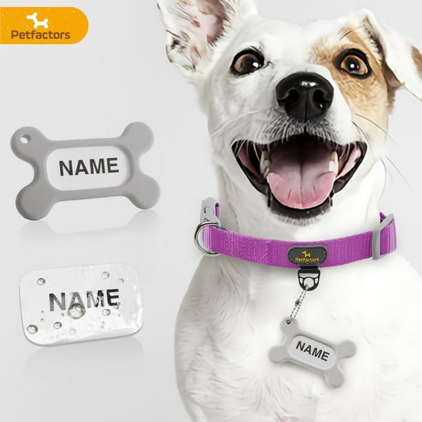 Petfactors Adjustable Dog Collar With Personalized s Custom Pets Collar Diy Name Phone Number With Superior Material Durable Comfy 10 Patterns Walmart Com Walmart Com