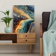 thumbnail image 5 of Abstract Marble Canvas Print, Earth Tone and Gold Art, Modern Home Wall Decor, 5 of 8