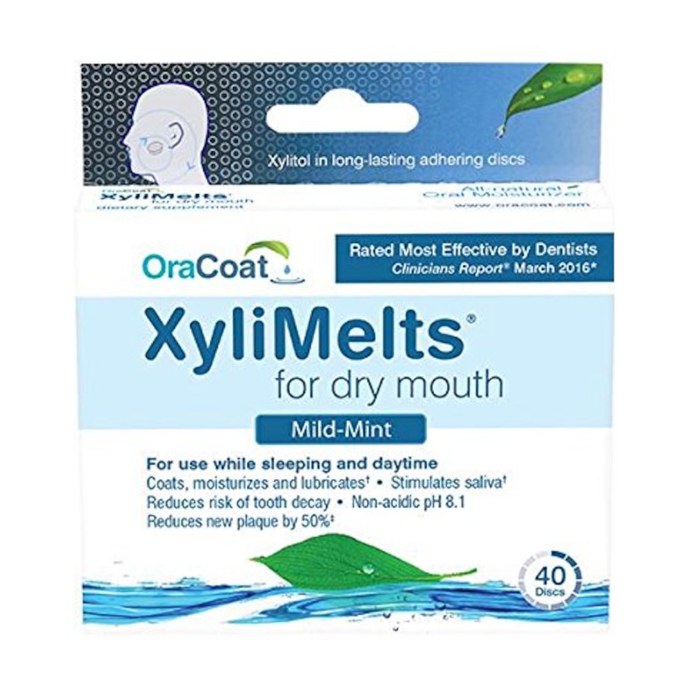 OraCoat XyliMelts MildMint for Dry Mouth 40 Discs