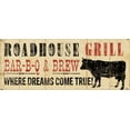 thumbnail image 2 of Pela Studio 14x8 White Modern Wood Framed Museum Art Print Titled - Roadhouse Grill, 2 of 4