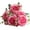 Pink & Purple, variant on SPRING PARK 1Pc 5-Head Fake Roses for DIY Wedding Bouquets Centerpieces Arrangements Party Baby Shower Party Home Decorations