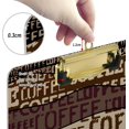 thumbnail image 4 of Coolnut Coffee Pattern Clipboard, Acrylic Standard A4 Letter Size Clip Board with Low Profile Clip for Office, Classroom, Doctor, Nurse and Teacher, 12.5"x9", 4 of 7