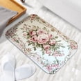thumbnail image 6 of 1pc Floral Pattern Tablecloth Absorbent Non-Slip Bathroom Thickened Flannel Rug Decor,Soft,Quick Drying,Suitable For Indoor/outdoor Use,Bathrooms,Bedrooms,Kitchens,Terrace,Laundry Rooms,16"x24", 6 of 9