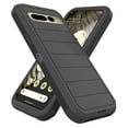 thumbnail image 3 of Asuwish Compatible with Google Pixel 7 Pro 5G Phone Case Hybrid Rugged Shockproof Hard Protective Drop Proof Full Body Heavy Duty Mobile Cell Cover for Pixel7Pro Pixel7 XL Seven 7Pro Women Men Black, 3 of 7