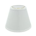 thumbnail image 2 of Aspen Creative 32428 Transitional Hardback Empire Shaped Spider Construction Lamp Shade in White, 9" wide (5" x 9" x 7"), 2 of 5
