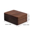 thumbnail image 2 of OULII Tie Clip Storage Box Cufflinks Storage Box Coffee Color 1Pack for Quality Living Enthusiasts, 2 of 8