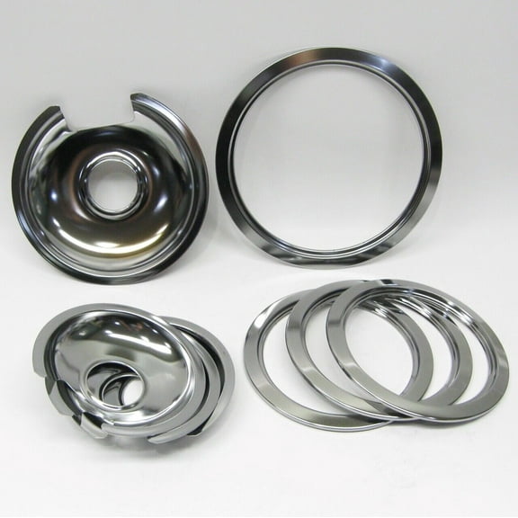 Rings Pans for GE Hotpoint Range 3 1 WB31X5013 WB31X5014 WB32X10012 WB32X10013