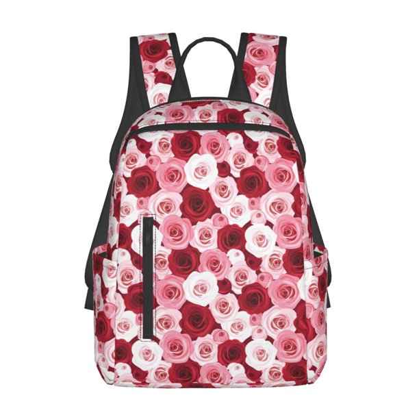 Disketp Rose Mochila Ligera e Impermeable, Mochila de Día Resistente para Viajes, Senderismo y Uso Diario para Hombre y Mujer
