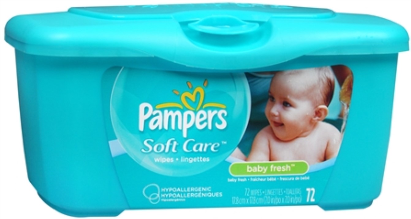 Pampers Baby Fresh Wipes Tub 72 Each (Pack of 3) - image 1 of 1