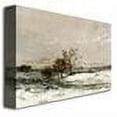 thumbnail image 4 of Trademark Fine Art "The Snow, 1873" Canvas Wall Art by Charles Daubigny, 4 of 4