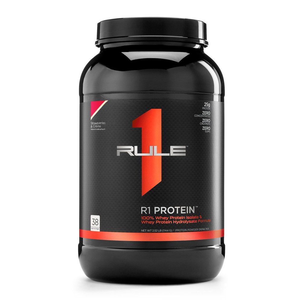 r1 protein whey isolate/hydrolysate, rule 1 proteins (38 servings