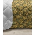 thumbnail image 3 of Woods Down Alternative Comforter, Continuous Pattern with Bear in Pine Tree Forest, Microfiber Quilt for All Season, 5 Sizes, Olive Green Chocolate, by Ambesonne, 3 of 3