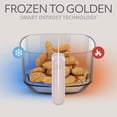 thumbnail image 5 of Series 6 in 1 Air Fryer with Glass Basket, 5 Quart Non Toxic Air Fryer w Digital Display, 430 ° F Max Temp, Preheat & Keep Warm Function, Compact + Dishwasher Safe Glass Airfryer, 5 of 10