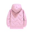 thumbnail image 4 of Atogsazn Kids Boys Fleece Lined Jackets Children Full Zip Long Sleeve Hooded Jackets Winter Warm Clothes Pink 6-7 Years, 4 of 5