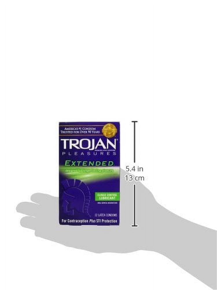 Trojan Extended Climax Control Lubricated Condoms, 12 Count - Walmart.com Trojan Extended Climax Control Lubricated Condoms, 12 Count - Walmart.com