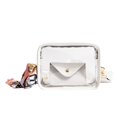 thumbnail image 4 of CAIXIA Antitheft Crossbody Bags For WomenWide Strap Small Square Transparent Crossbody Bag, Portable Daily Mobile Phone Shoulder Purse, 4 of 4