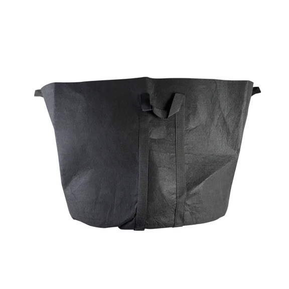 HTG Supply Phat Sacks Indoor/Outdoor 25-Gallon Black Fabric Grow Pot