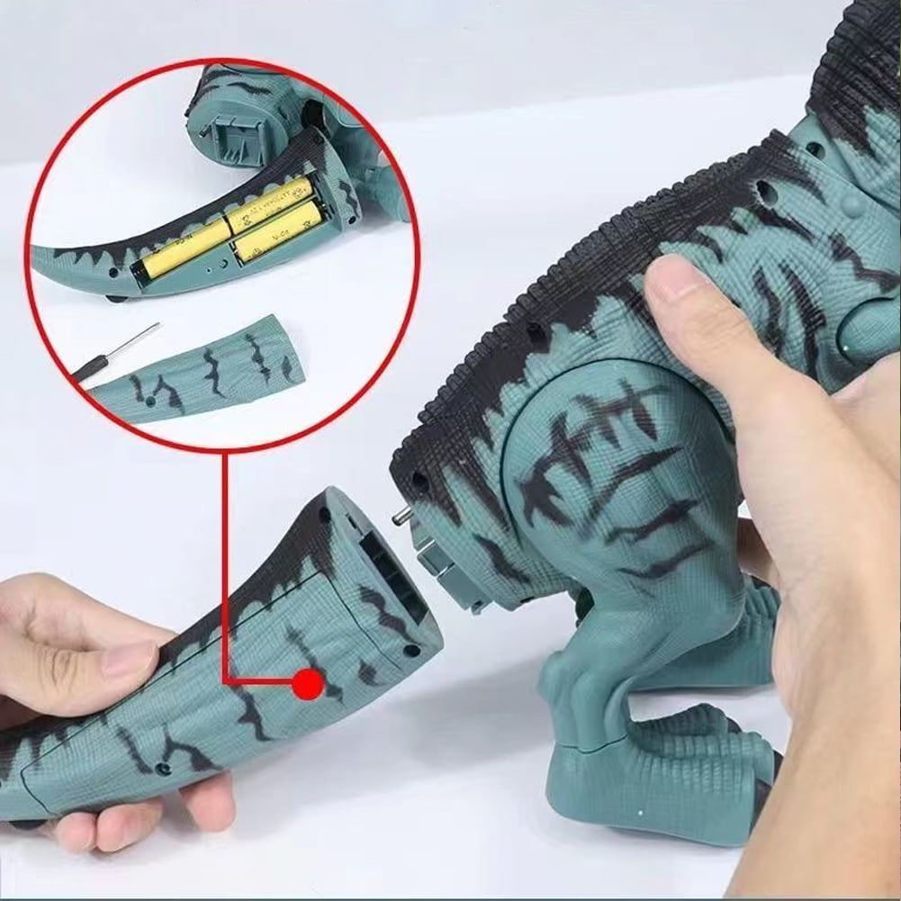 Godderr Kids Toddlers Electric Dinosaur Toys with Roaring Sound Walking Fire Spraying Dinosaur Toys for Kids Toddlers Baby Boys Girls 3-12 Years