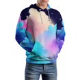thumbnail image 5 of Dreamy Night Sky with Moon And Stars 3d Sweatshirts Hoodie Fashion Casual Personality Men's Women Street Hoodie Pullovers Long Sleeve Comfortable Top, 5 of 6