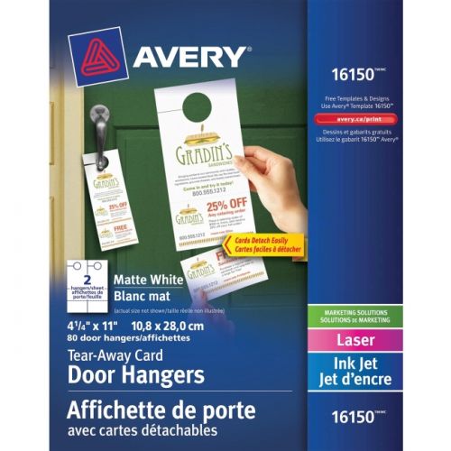 Avery Door Hanger with Tear-Away Cards | Walmart Canada